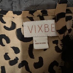 Animal print dress tank